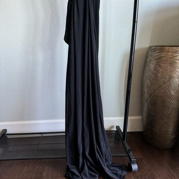 Misa‎ Los Angeles Black Veronika Wrap Maxi Dress Size XS NWT - Picture 9 of 10